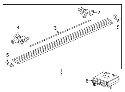 2021 Ram 2500 Running Board Diagram 3