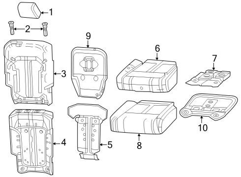 2023 Jeep Grand Wagoneer L Heated Seats Diagram 4