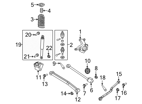 2020 Jeep Wrangler SUSPENSION Diagram for 68383632AC