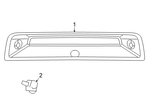 2019 Ram 3500 LAMP-CARGO Diagram for 68523966AC