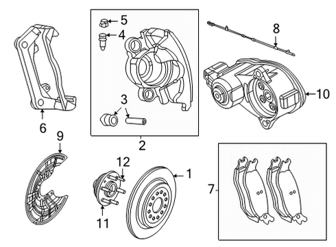 2023 Jeep Grand Wagoneer L Rear Brakes Diagram