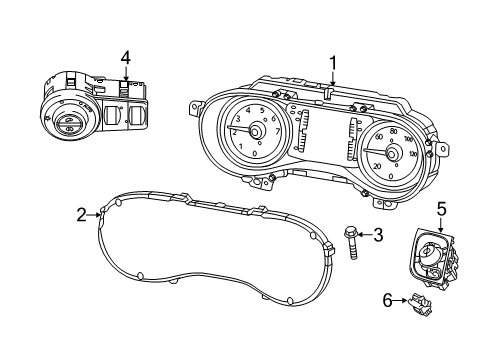 2022 Chrysler Pacifica Switches Diagram 1