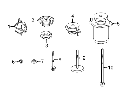 2023 Jeep Gladiator Frame & Components Diagram 1