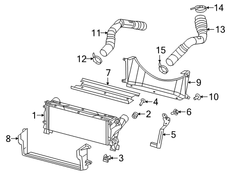 2021 Ram 3500 CHARGE AIR Diagram for 68534238AB