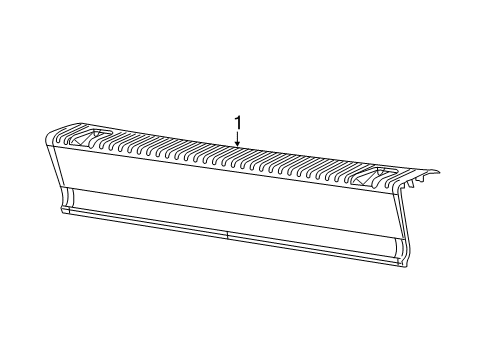 2022 Chrysler Pacifica Interior Trim - Rear Body Diagram