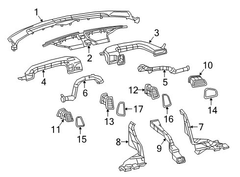 2023 Dodge Challenger Ducts Diagram