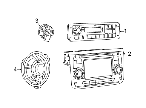 2023 Ram ProMaster 1500 Sound System Diagram