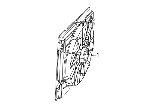 2022 Dodge Durango Cooling System, Radiator, Water Pump, Cooling Fan Diagram 3