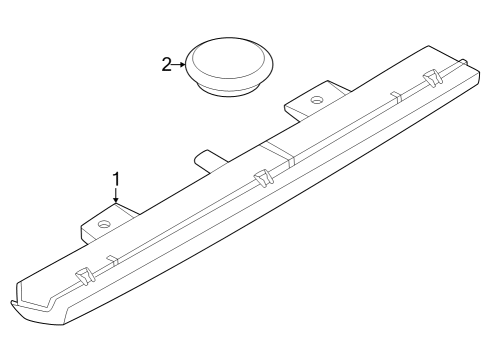 2023 Dodge Hornet High Mount Lamps Diagram