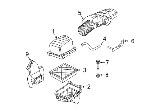 2022 Dodge Durango Air Inlet Diagram 2