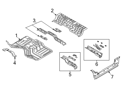 2023 Ram 2500 Floor Diagram 1