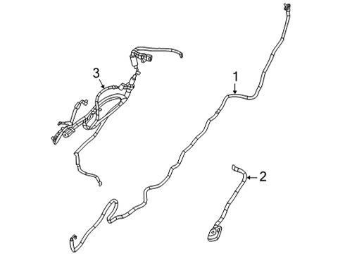 2024 Jeep Wagoneer BATTERY POSITIVE Diagram for 68605188AA