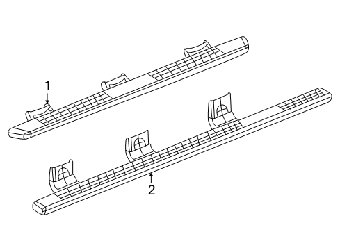 2022 Ram 1500 Running Board Diagram 1