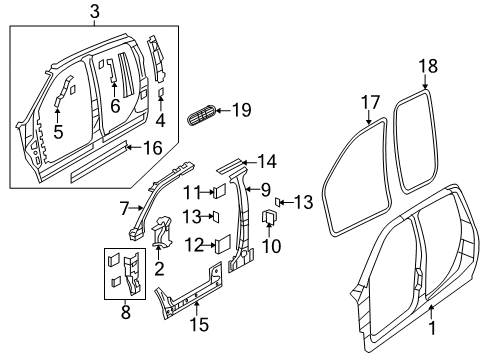 2022 Ram 1500 Classic Uniside Diagram 1