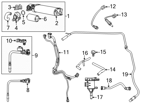 2022 Chrysler 300 Emission Components Diagram 1