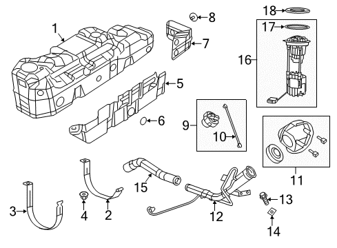 2022 Ram 1500 Classic Fuel System Components Diagram