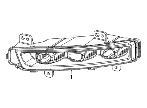 2024 Jeep Grand Wagoneer L Fog Lamps Diagram 1