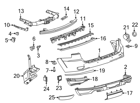 2022 Jeep Grand Cherokee WK BLIND SPOT DETECTION Diagram for 68565333AC