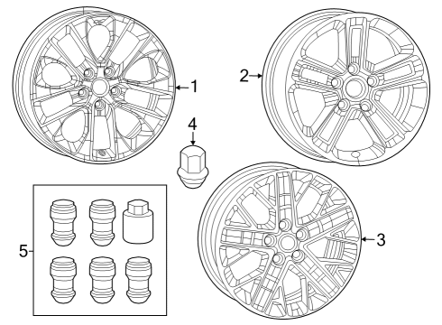 2023 Jeep Wrangler Wheels Diagram 3