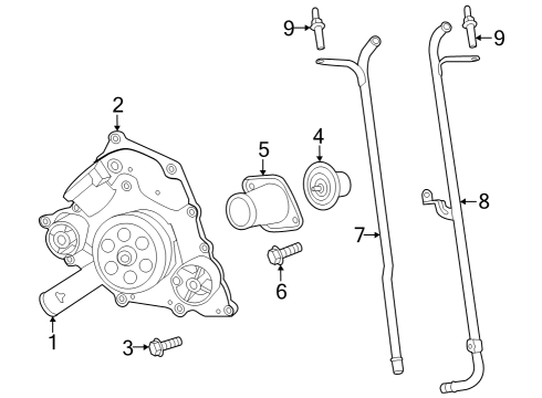 2023 Chrysler 300 Water Pump Diagram 1