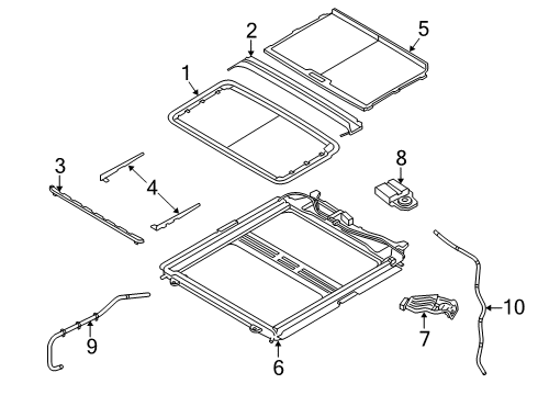 2023 Ram 2500 Sunroof Diagram 1