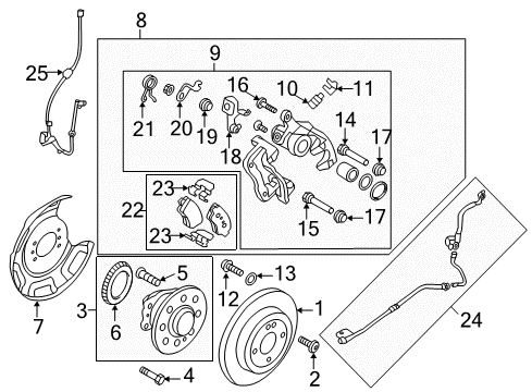 Assembly-Abs-Assembly-Abs Rear Wheel Diagram for 956801R000