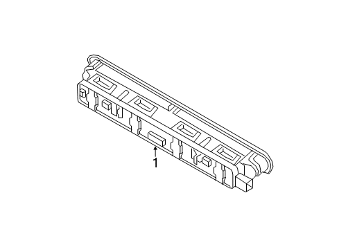 2021 Ram ProMaster City High Mount Lamps Diagram