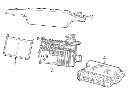 2023 Jeep Grand Cherokee DISPLAY Diagram for 68375145AI