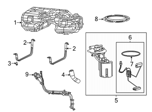 2022 Chrysler Pacifica Senders Diagram