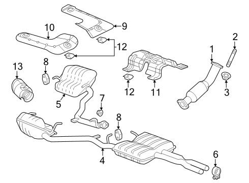 2023 Dodge Charger Exhaust Components Diagram 4