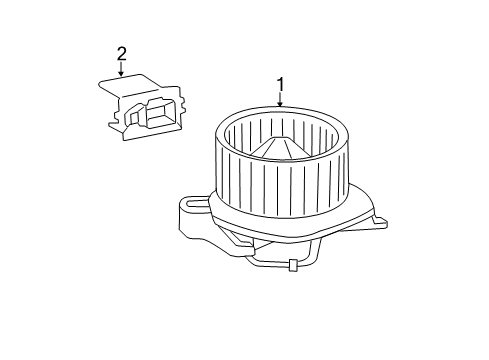 2022 Dodge Durango Blower Motor & Fan Diagram