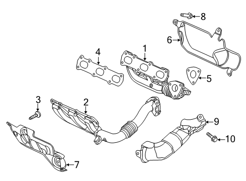 2017 Ram 1500 EXHAUST Diagram for 68591585AA