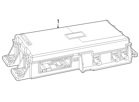 2022 Jeep Gladiator Communication System Components Diagram