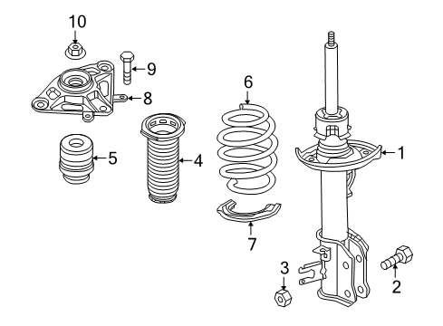 2022 Jeep Compass REAR SUSPENSION Diagram for 68527474AB