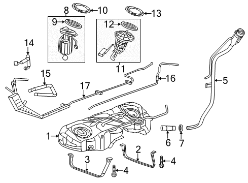 2023 Chrysler 300 Fuel System Components Diagram