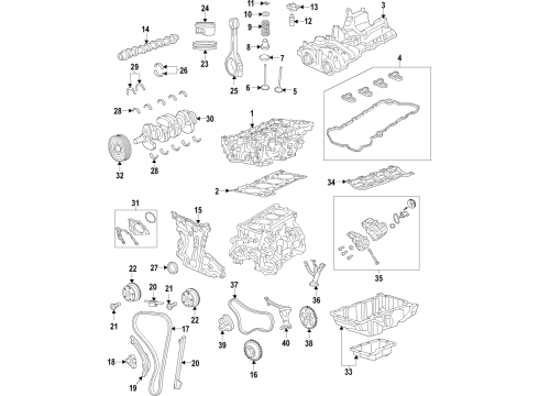 2022 Jeep Wrangler CYLINDER HEAD Diagram for 68259635AI