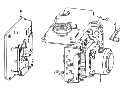 2021 Jeep Grand Cherokee L POWER BRAKE Diagram for 68547565AC