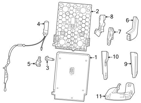 2022 Jeep Grand Wagoneer Third Row Seats Diagram 9