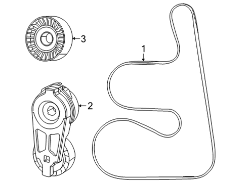 2022 Jeep Grand Wagoneer Belts & Pulleys Diagram 2