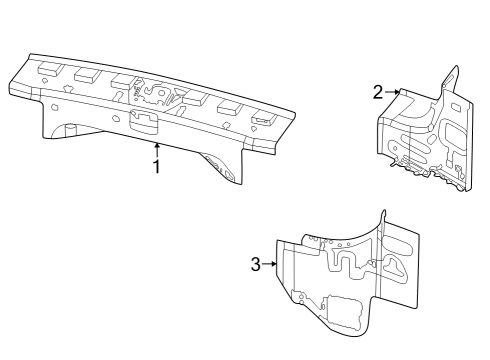 2024 Jeep Grand Cherokee Rear Body Diagram