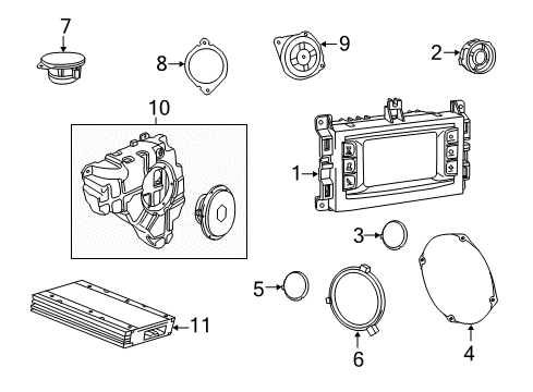 2022 Jeep Grand Cherokee WK Sound System Diagram