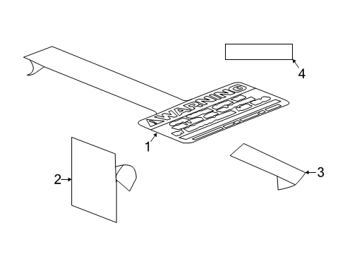 2022 Chrysler Pacifica LABEL-VEHICLE EMISSION CONTROL IN Diagram for 68551456AA