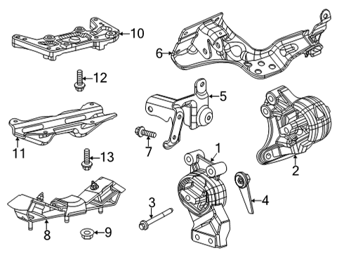 2022 Ram 1500 Automatic Transmission Diagram 1