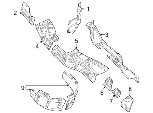 2022 Dodge Durango Heat Shields Diagram 2