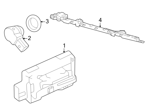 2022 Jeep Grand Cherokee Parking Aid Diagram 6