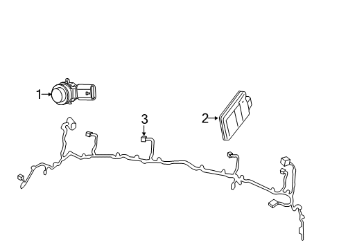 2022 Chrysler Pacifica Parking Aid Diagram 5