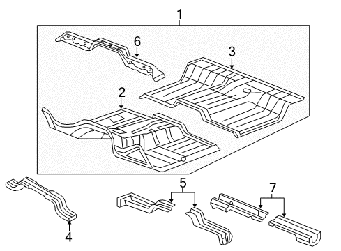 2022 Ram 1500 Classic Floor Diagram 3