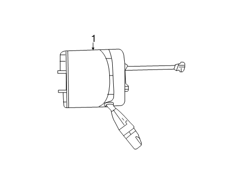 2023 Dodge Charger Shroud, Switches & Levers Diagram