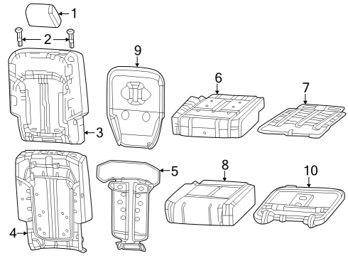 2023 Jeep Grand Wagoneer L Heated Seats Diagram 3