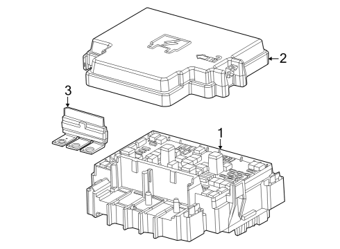 2023 Jeep Grand Cherokee PDC Diagram for 68366721AD